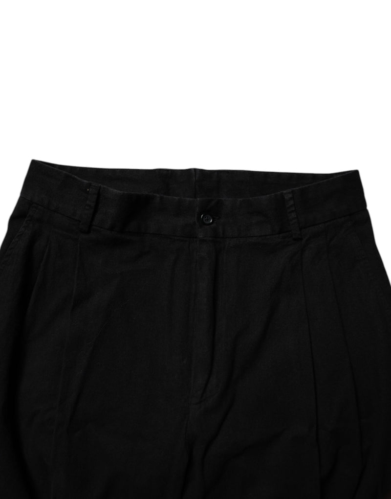 Pantalon skinny Dolce & Gabbana noir en coton stretch