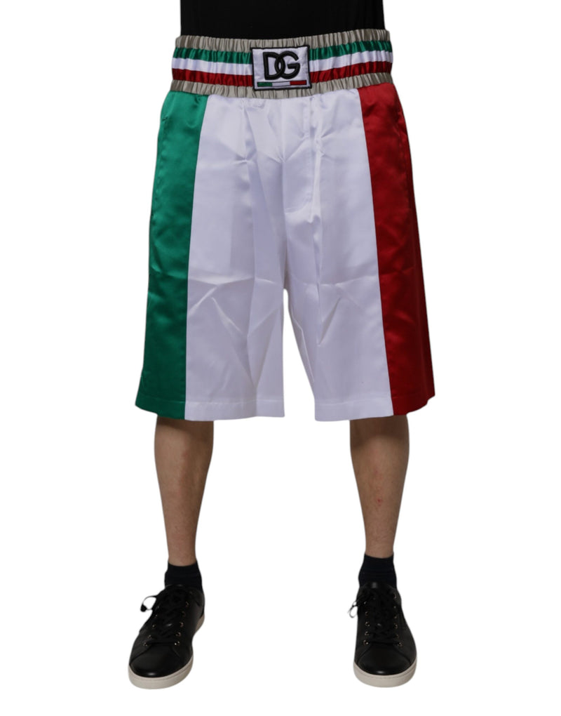 Short bermuda en polyester multicolore Italia Dolce & Gabbana