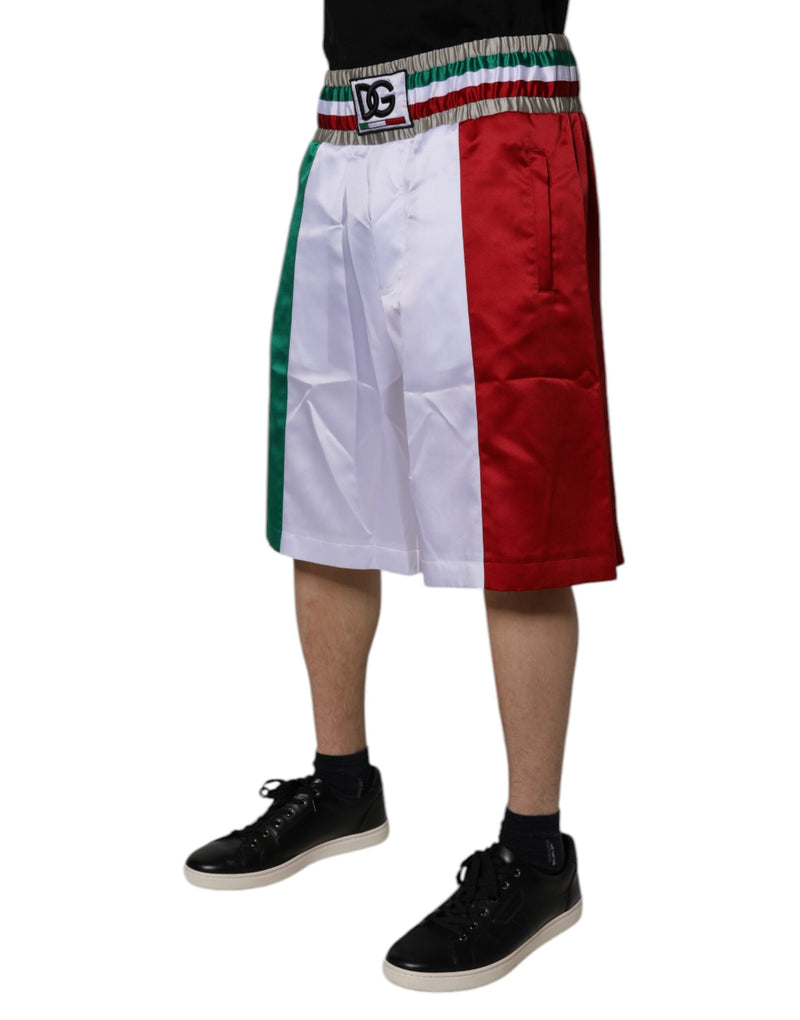 Short bermuda en polyester multicolore Italia Dolce & Gabbana