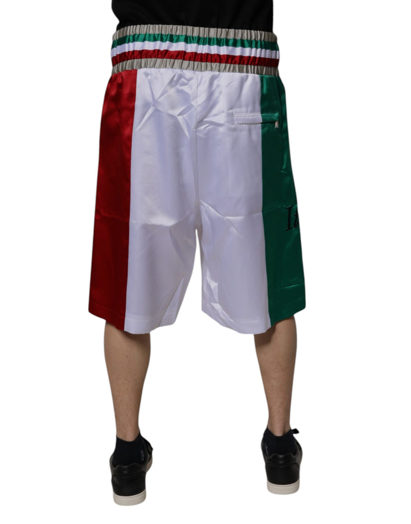 Short bermuda en polyester multicolore Italia Dolce & Gabbana