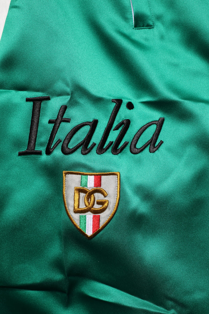 Short bermuda en polyester multicolore Italia Dolce & Gabbana