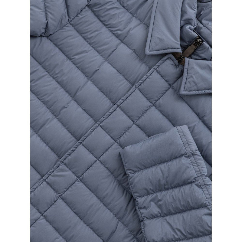 Herno Blue Polyester Coat