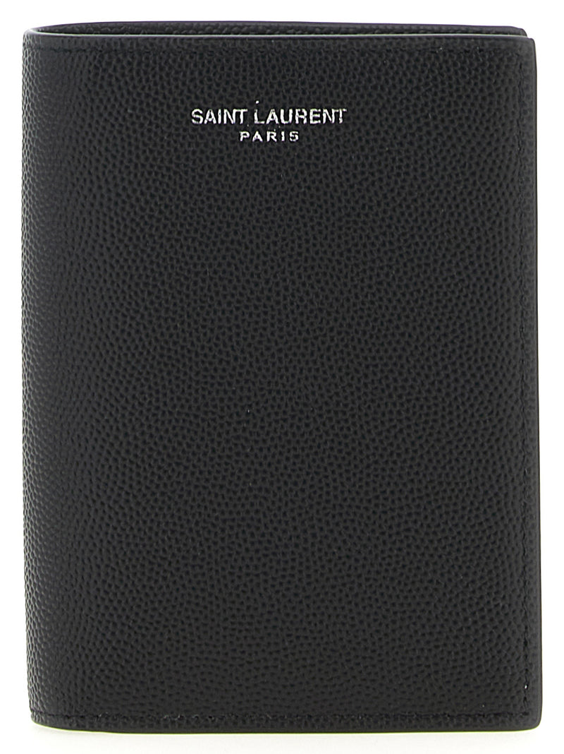 Saint Laurent Paris Card Holder - Embossed Leather - Style 6BTY0N1000 |... | Urbalenti™ NYC