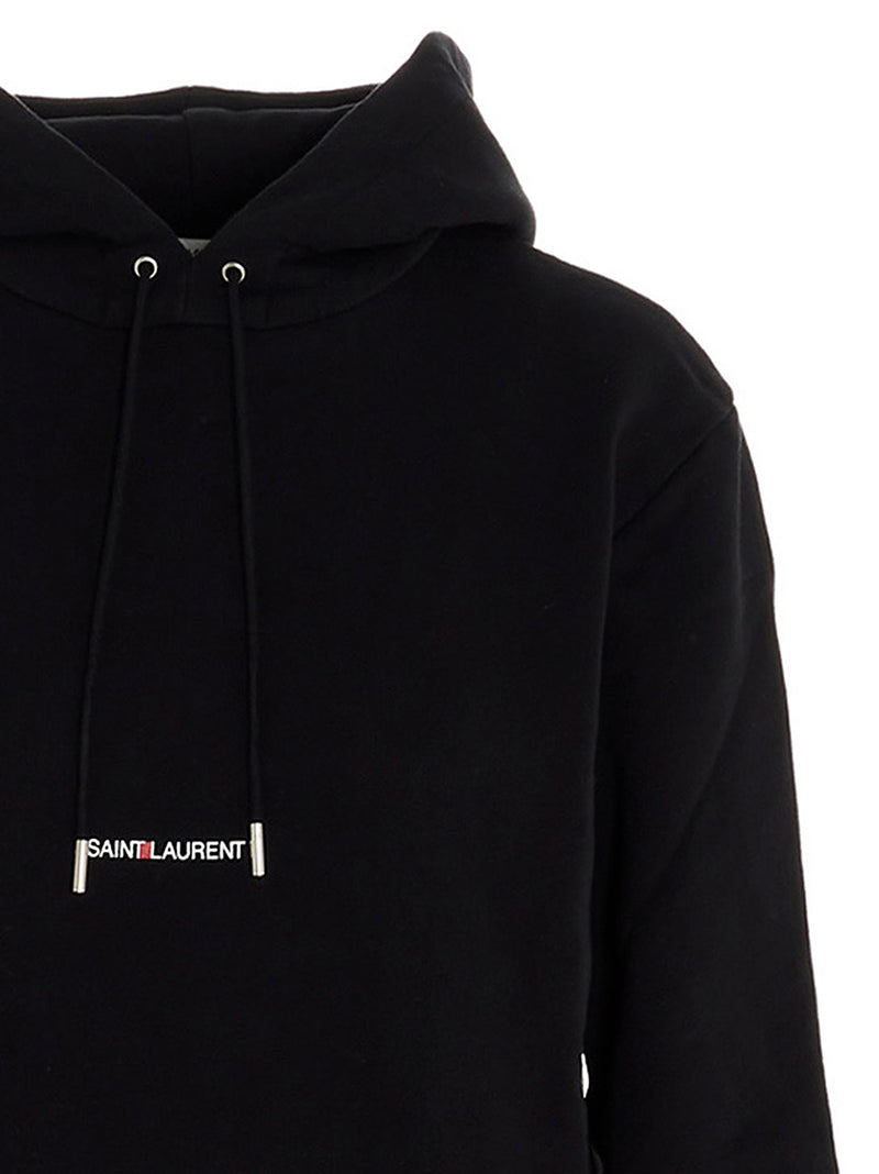 Saint Laurent Saint Laurent Logo Print Hoodie