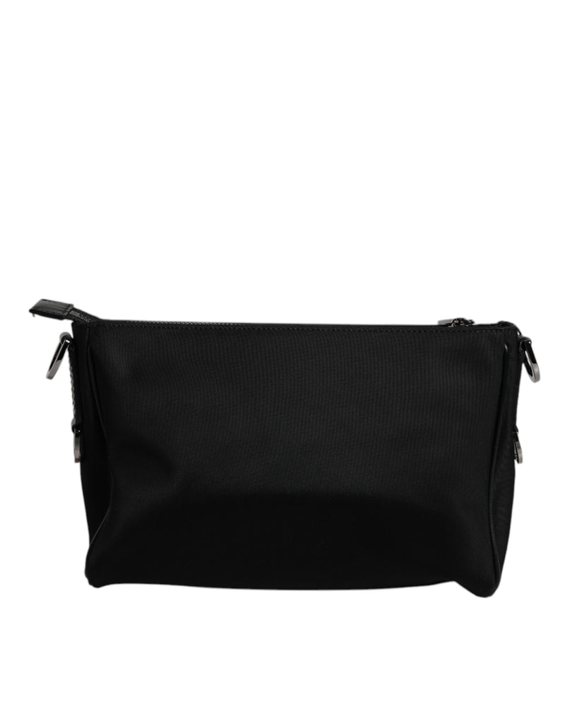 Sac bandoulière en jacquard léopard multicolore Dolce & Gabbana
