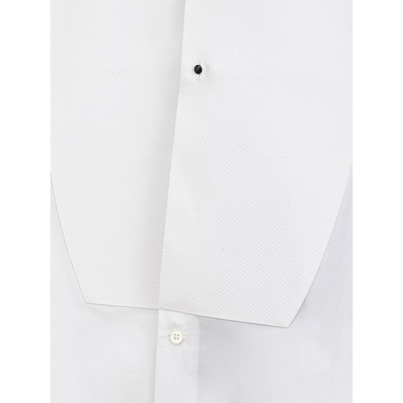 Dolce & Gabbana White Cotton Dress Shirt