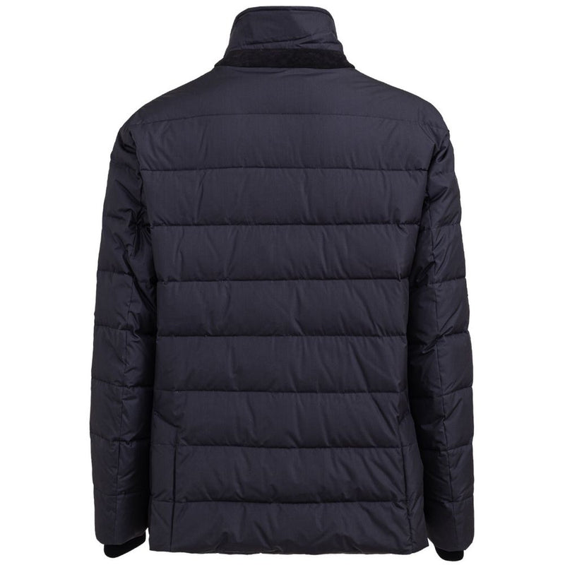 Dolce & Gabbana Blue Polyester Coat