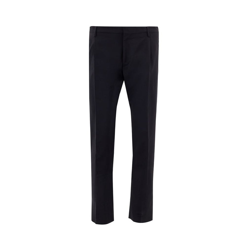 Valentino Garavani Black Wool Dress Pants