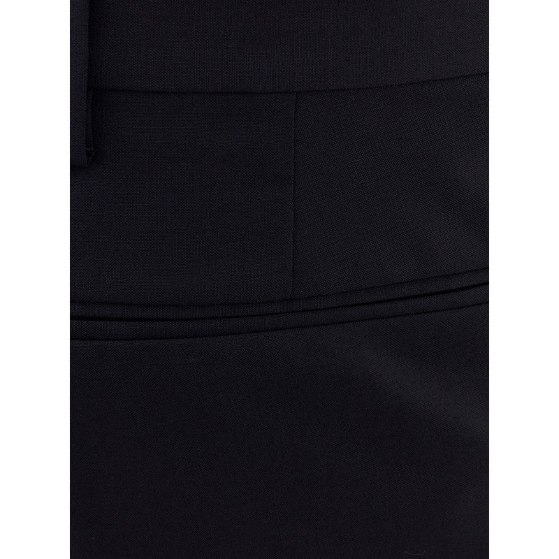 Valentino Garavani Black Wool Dress Pants