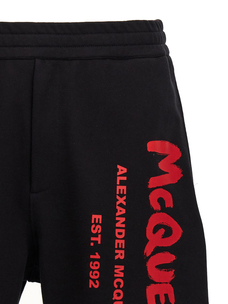Alexander McQueen Alexander McQueen Graffiti Bermuda Shorts