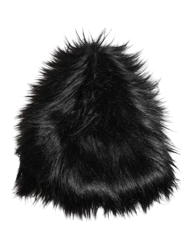 Sombrero de pescador negro de piel sintética acrílica para mujer de Dolce & Gabbana