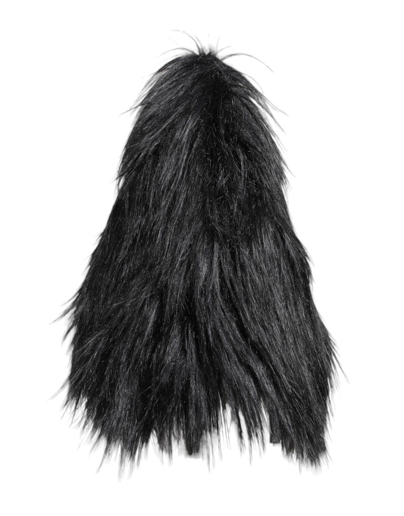 Sombrero de pescador negro de piel sintética acrílica para mujer de Dolce & Gabbana