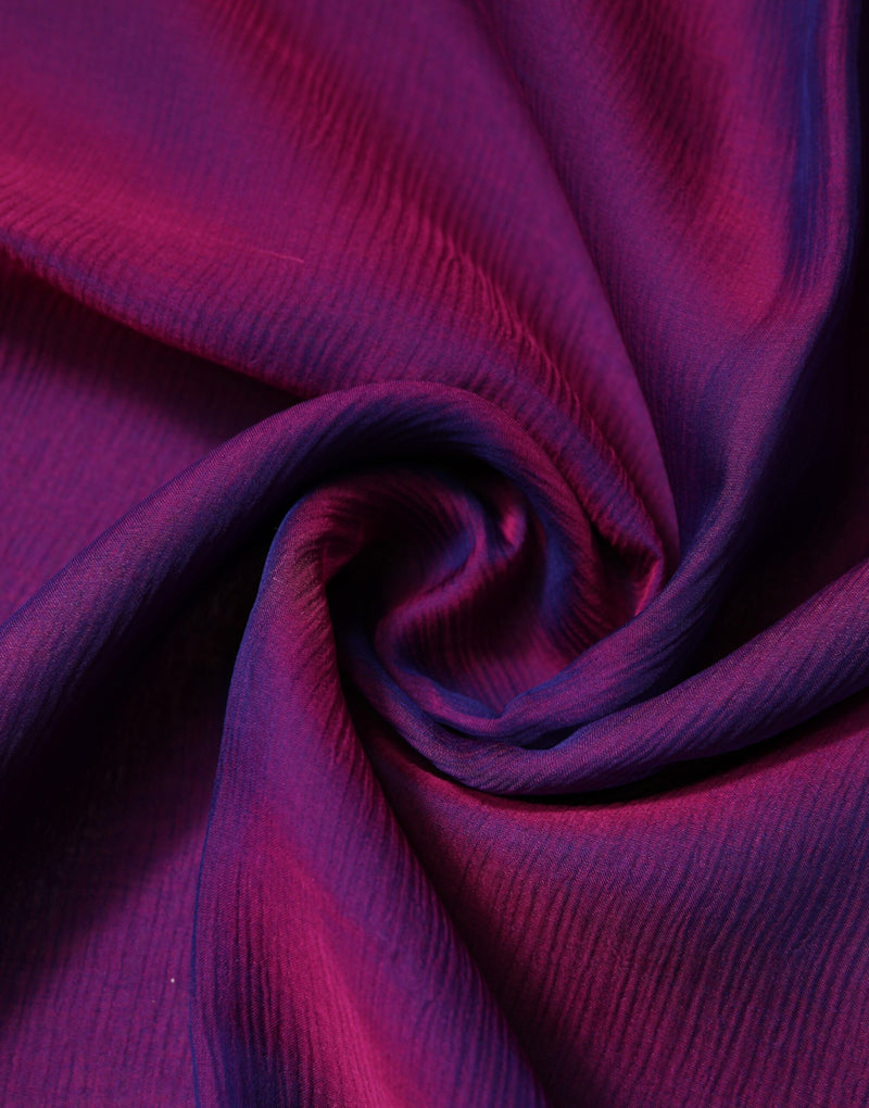 Pañuelo chal rectangular morado de seda de Dolce & Gabbana