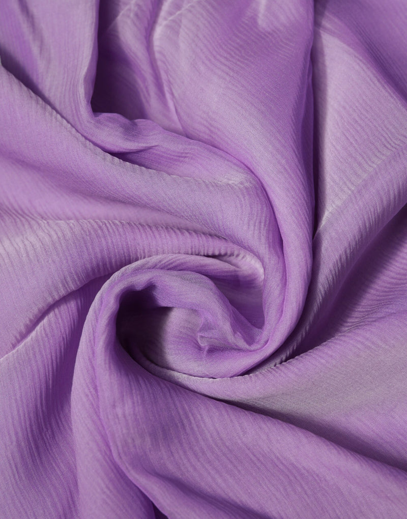 Dolce & Gabbana Purple Silk Rectangle Wrap Shawl Scarf