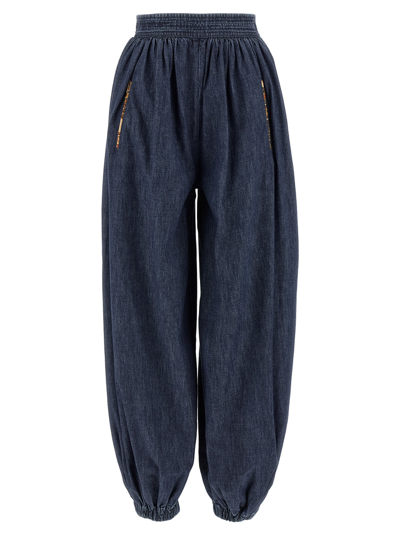 Valentino Garavani Denim Chambray Pants | Urbalenti™ NYC