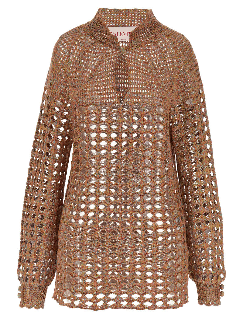 Valentino Garavani Openwork Sweater | Urbalenti™ NYC