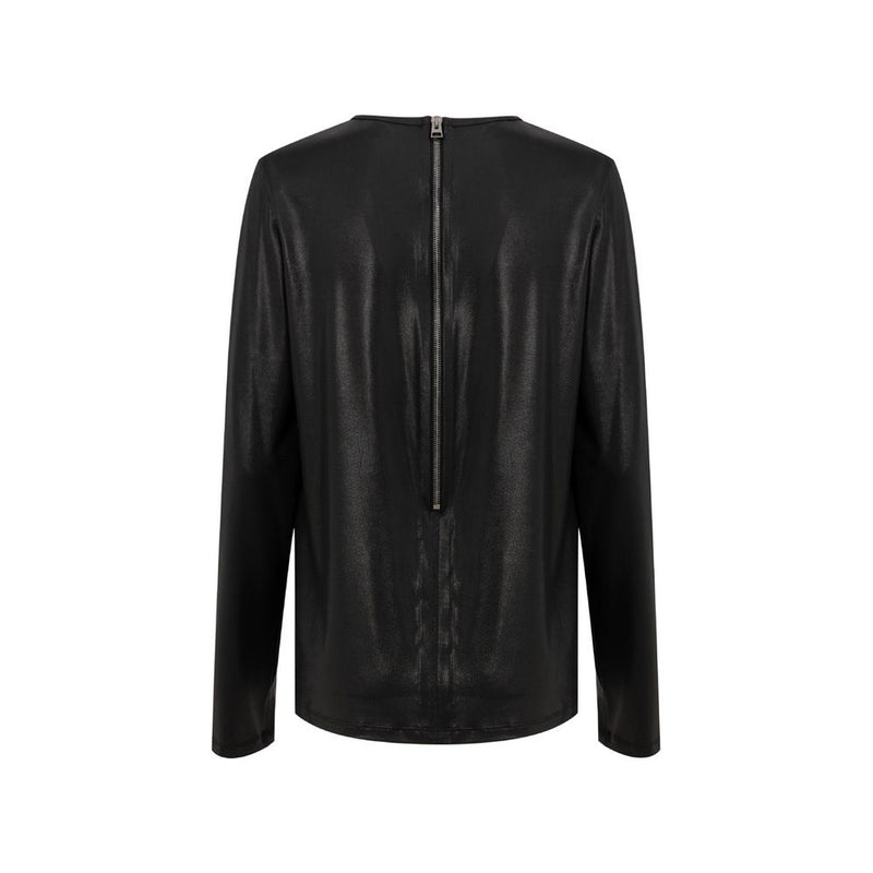Tom Ford Black Viscose Long Sleeve T-Shirt