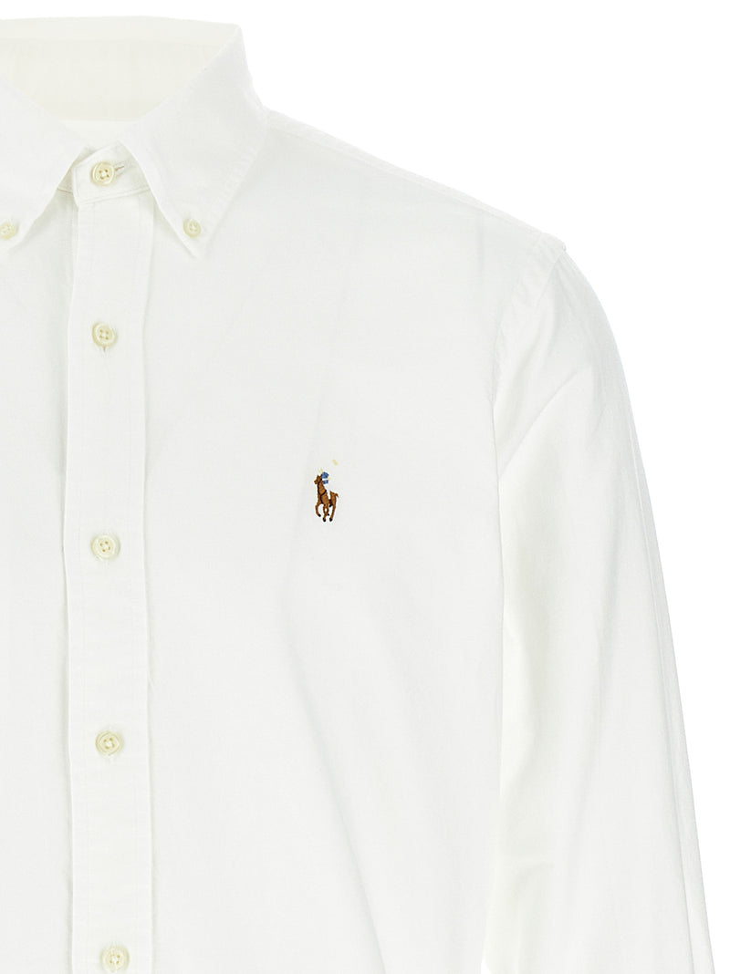 Polo Ralph Lauren Oxford Shirt - Cotton Logo Embroidery - Style 041001 |... | Urbalenti™ NYC
