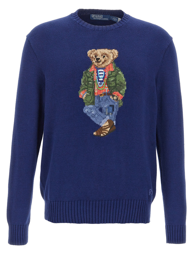 Polo Ralph Lauren Polo Bear Sweater - Cotton Logo Embroidery | Urbalenti... | Urbalenti™ NYC
