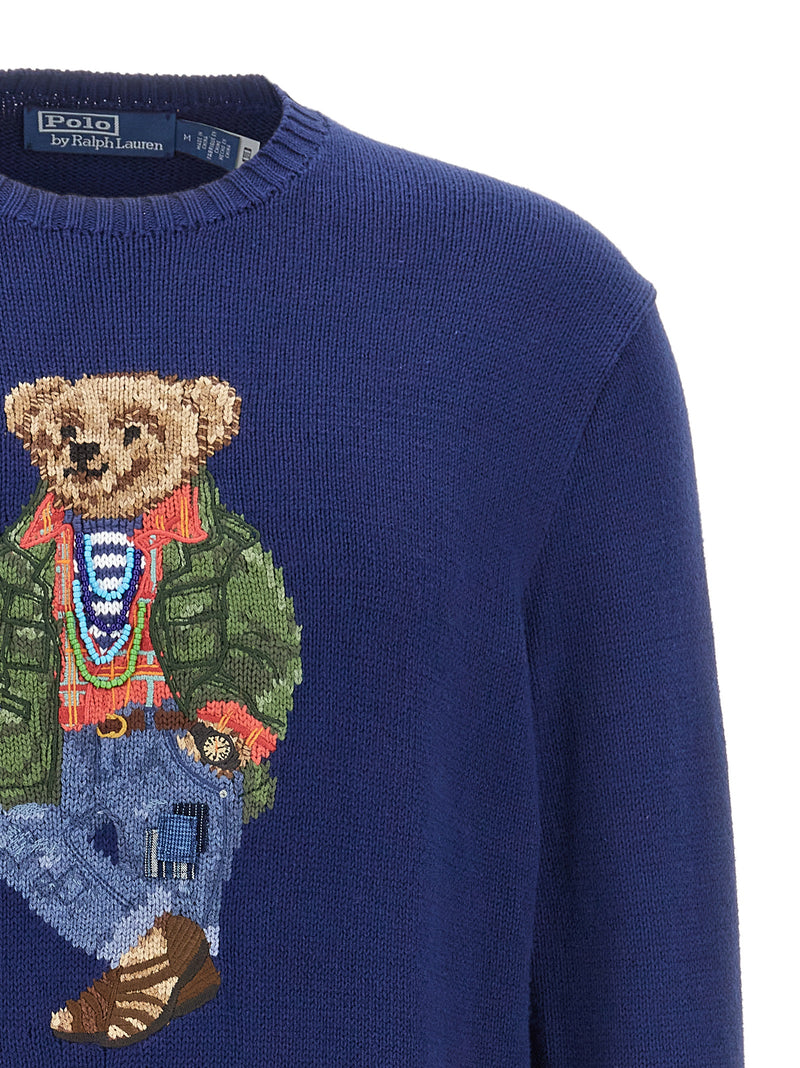 Polo Ralph Lauren Polo Bear Sweater - Cotton Logo Embroidery | Urbalenti... | Urbalenti™ NYC