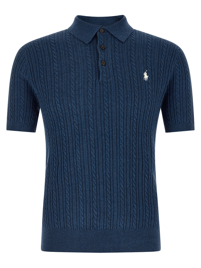 Polo Ralph Lauren Braided Polo Sweater | Urbalenti™ NYC