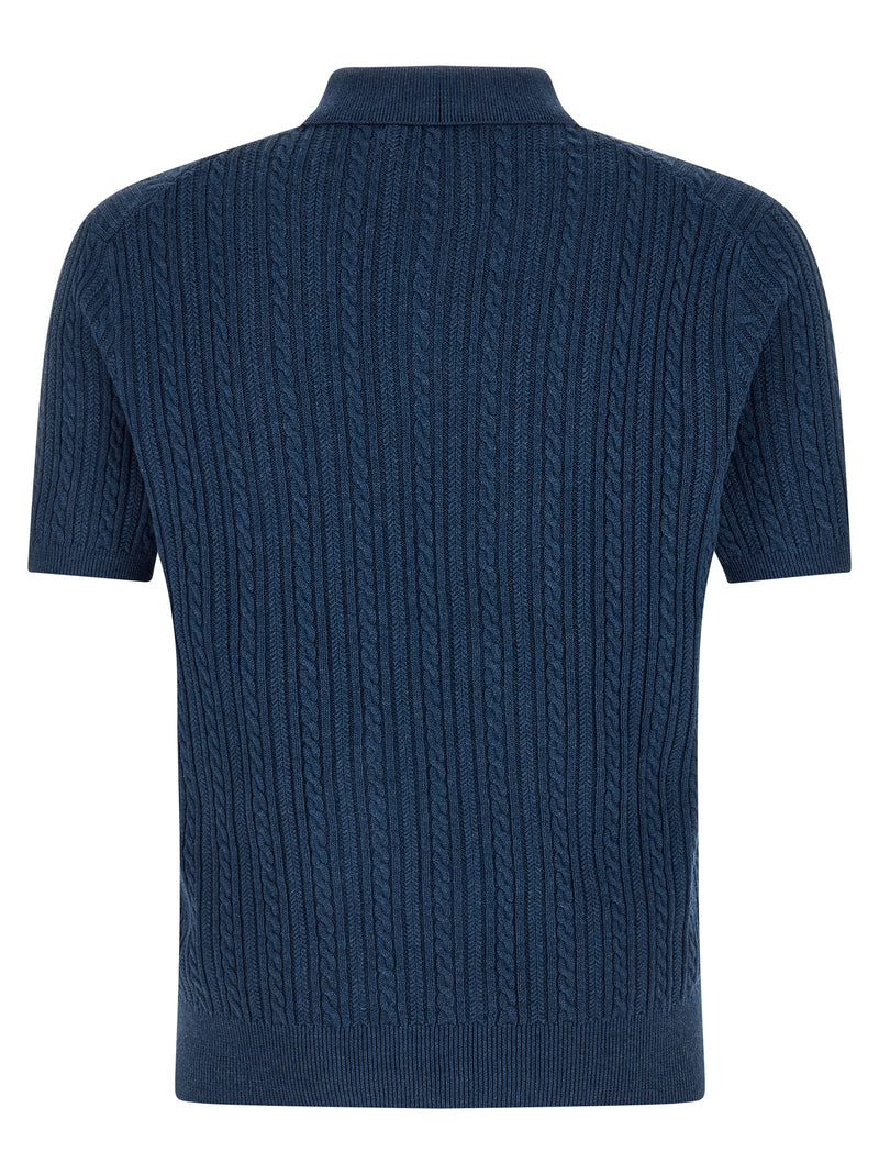 Polo Ralph Lauren Braided Polo Sweater | Urbalenti™ NYC