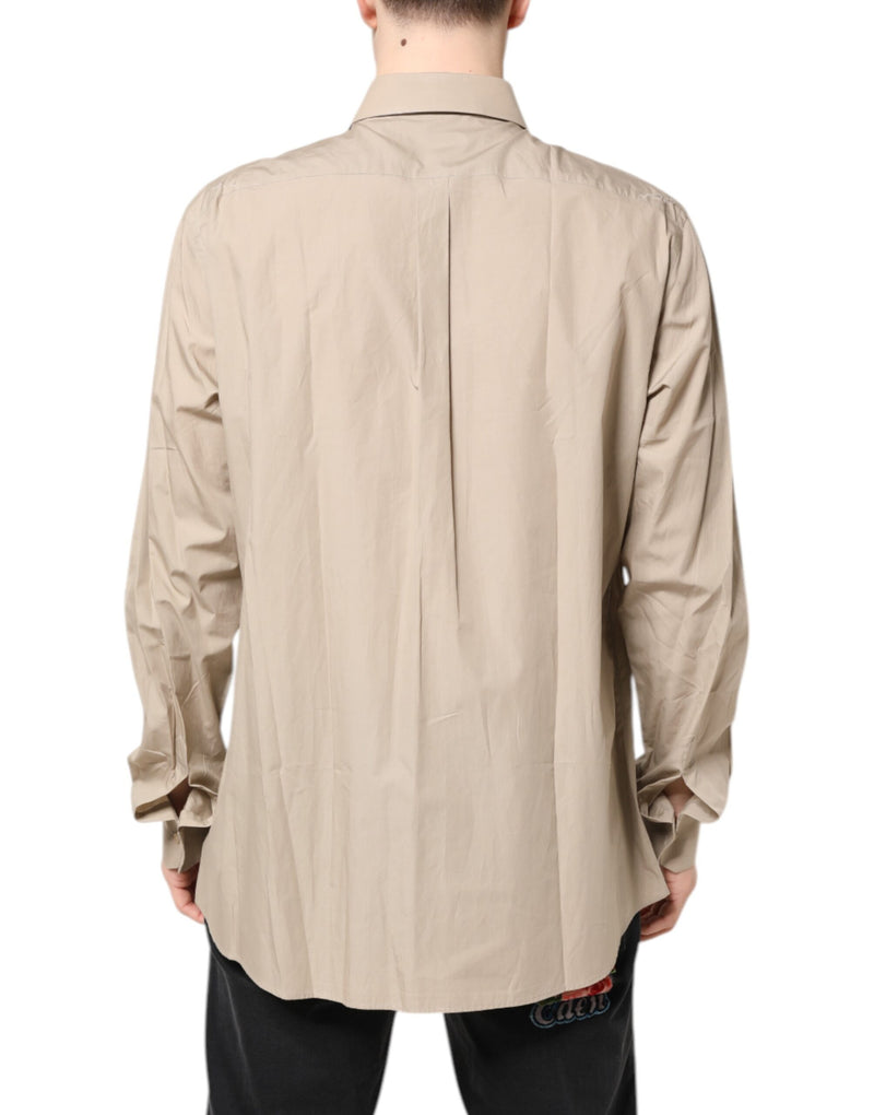Camisa informal MARTINI para hombre de Dolce & Gabbana con estampado Pin Up en beige