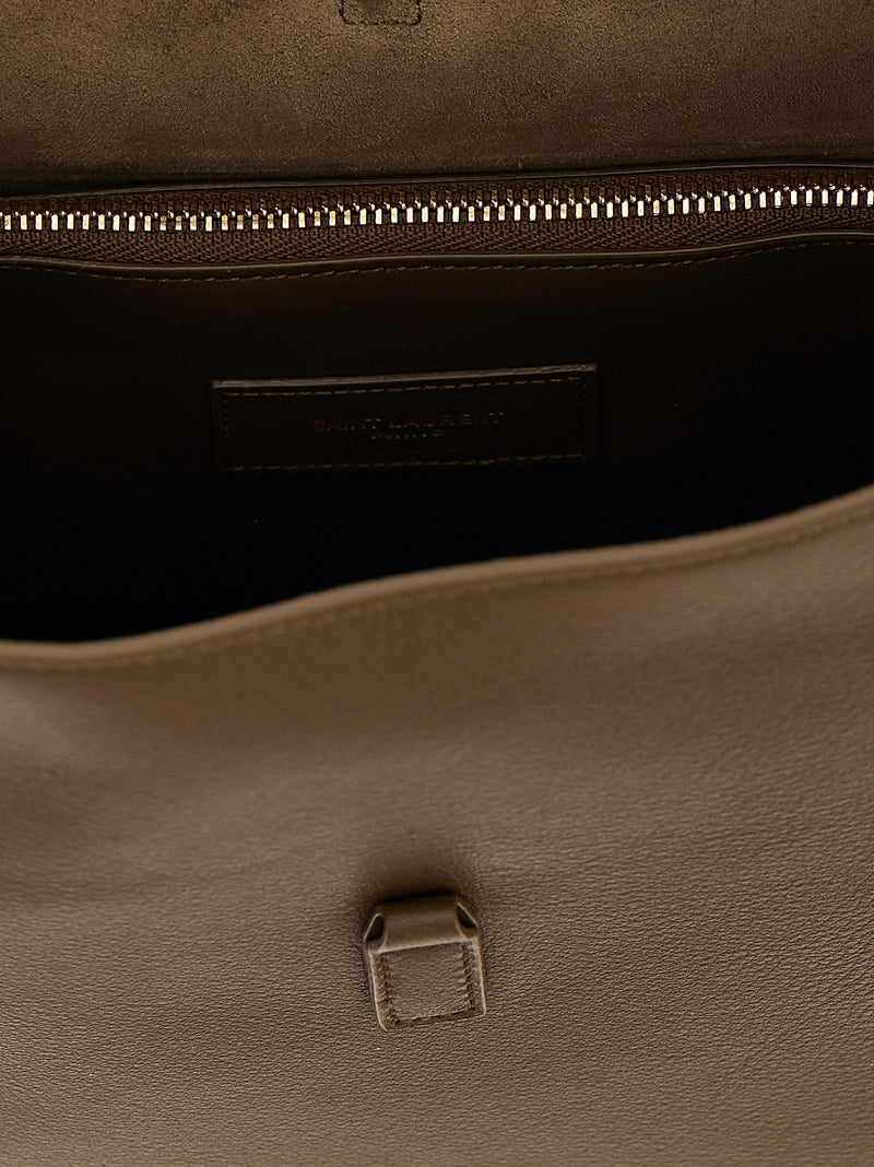 Saint Laurent Le 5 à 7 Small Shoulder Bag - Suede - Style UQ2426 | Urbalenti™ NYC