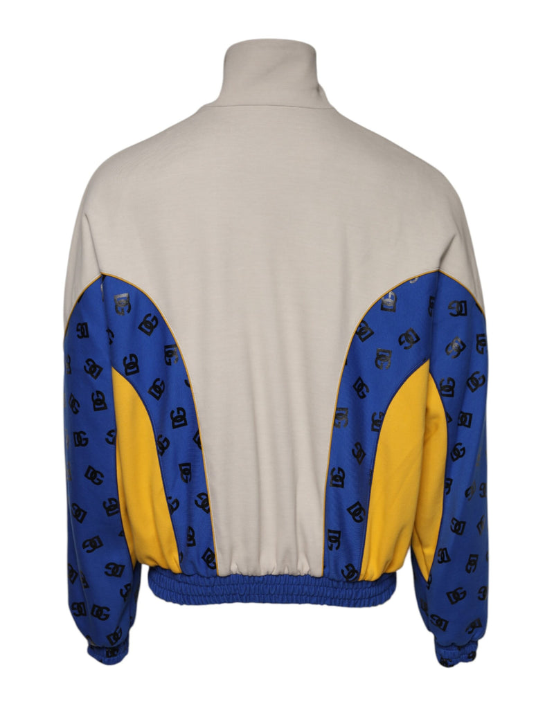 Jaqueta bomber multicolorida de poliéster com zíper integral Dolce & Gabbana