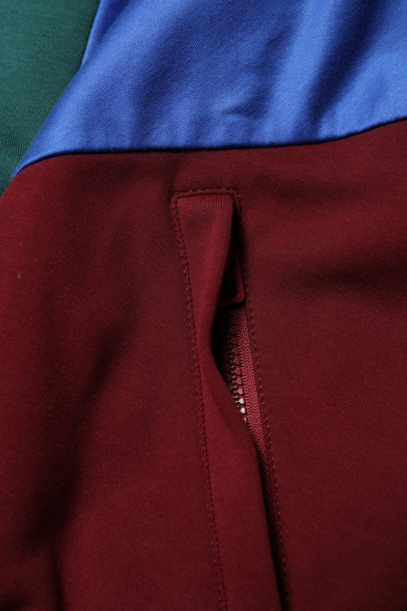 Veste zippée intégrale multicolore en coton à logo Dolce & Gabbana