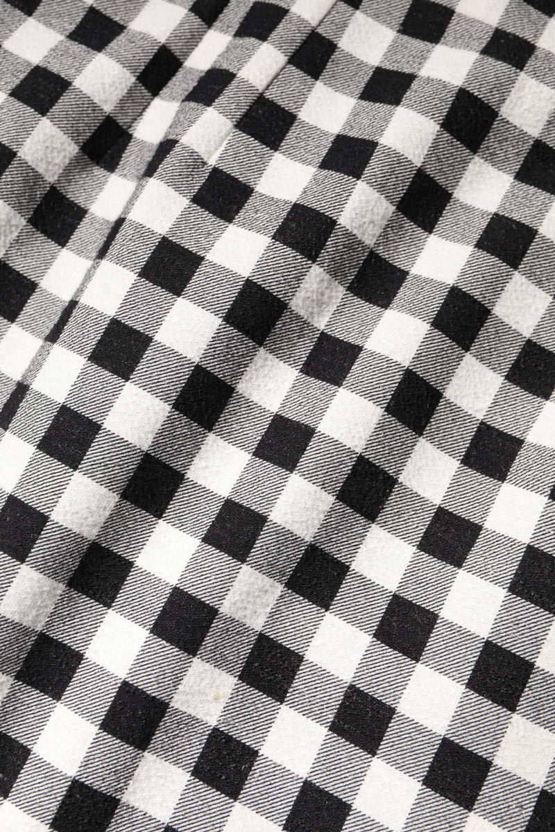 Vestido tubo sin mangas a cuadros blancos y negros de Dolce & Gabbana