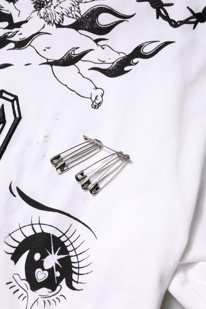 T-shirt blanc en coton avec imprimé DG BLESSED Dolce & Gabbana