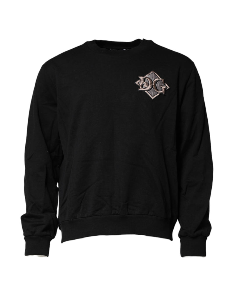 Sweat-shirt Dolce & Gabbana noir à broderie logo