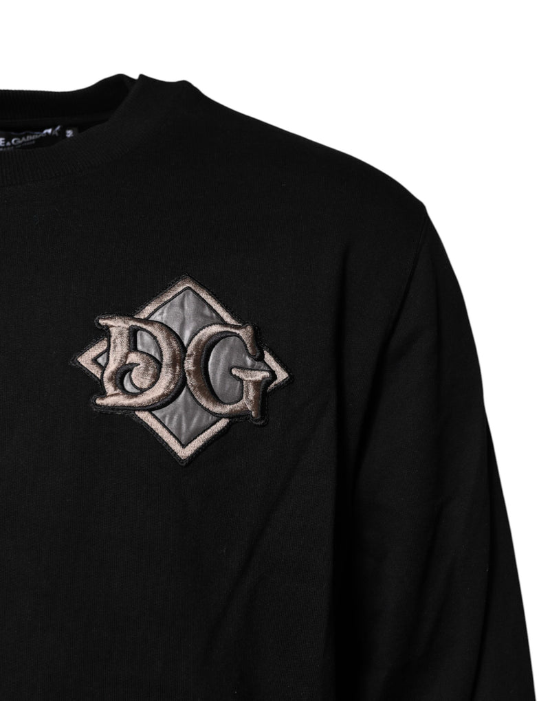 Sweat-shirt Dolce & Gabbana noir à broderie logo