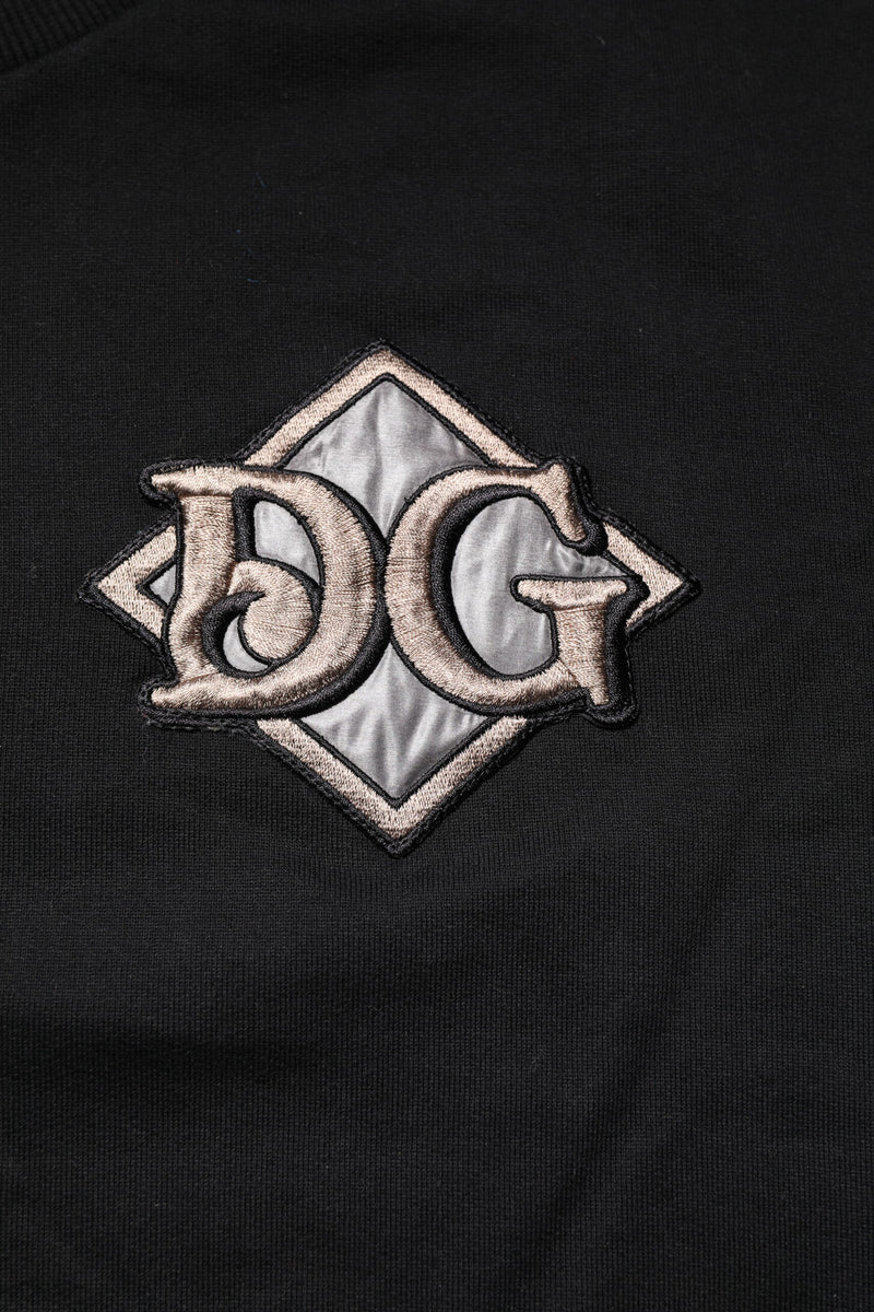 Sweat-shirt Dolce & Gabbana noir à broderie logo