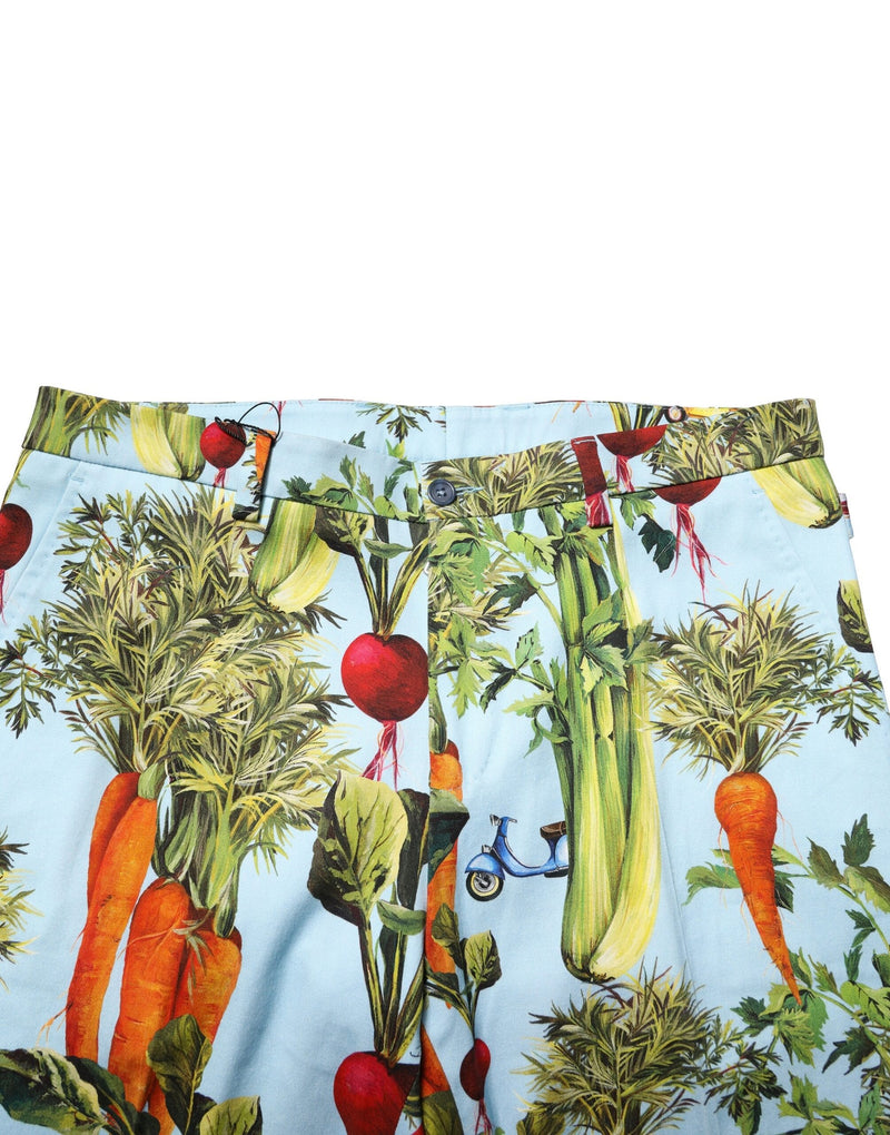 Pantalon fuselé multicolore en coton pour homme Dolce & Gabbana