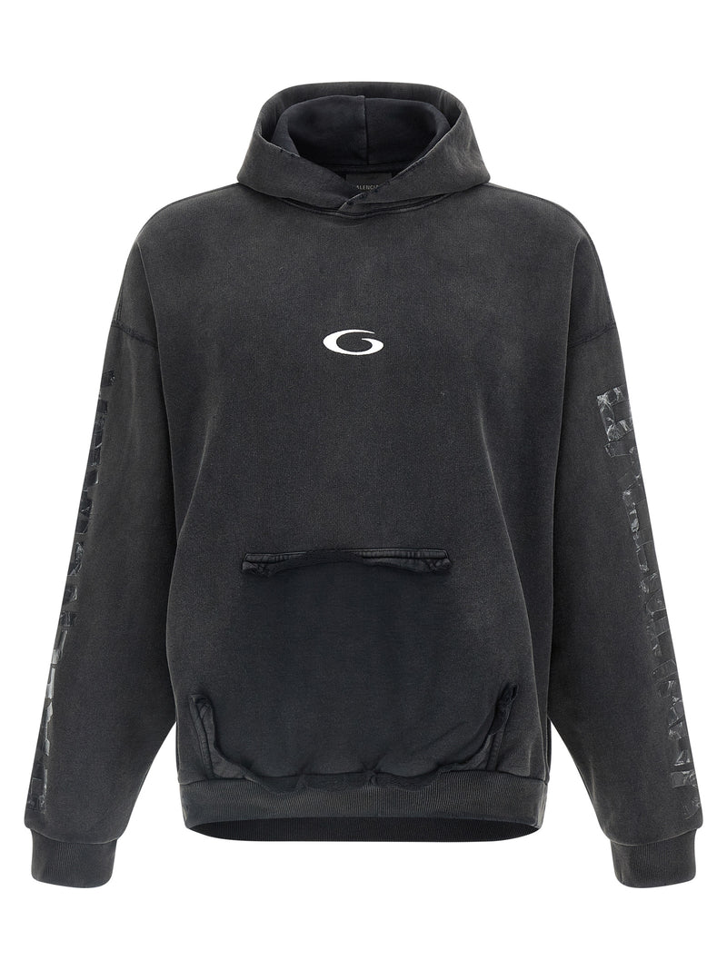 Balenciaga Transparent Tape Hoodie | Urbalenti™ NYC