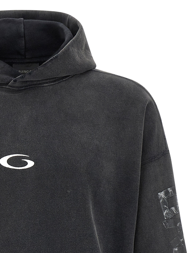 Balenciaga Transparent Tape Hoodie | Urbalenti™ NYC