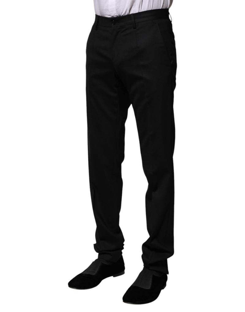 Calça social de lã preta Dolce & Gabbana