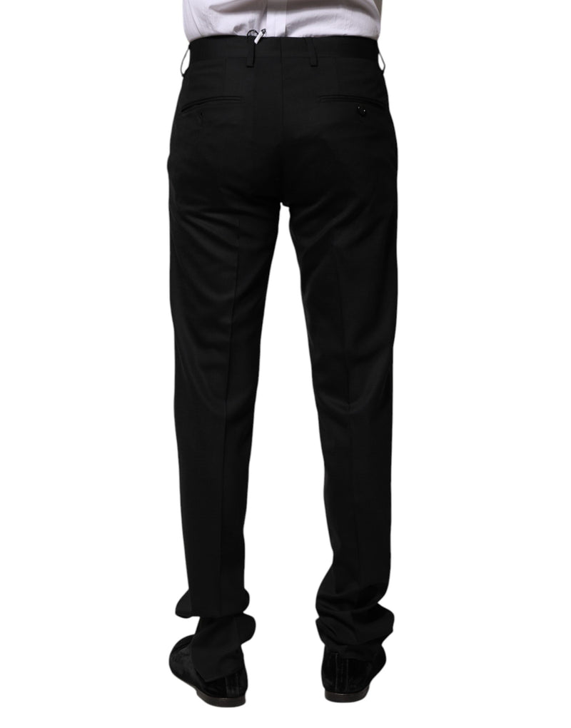Calça social de lã preta Dolce & Gabbana