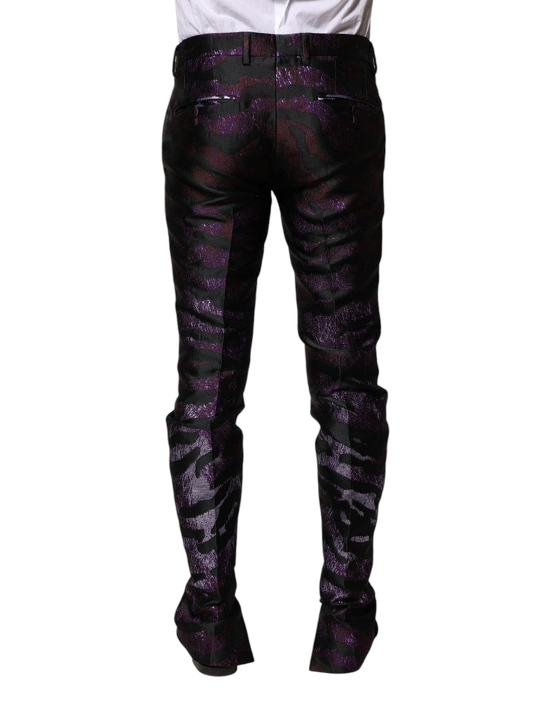 Dolce & Gabbana Multicolor Polyester Patterned Pants