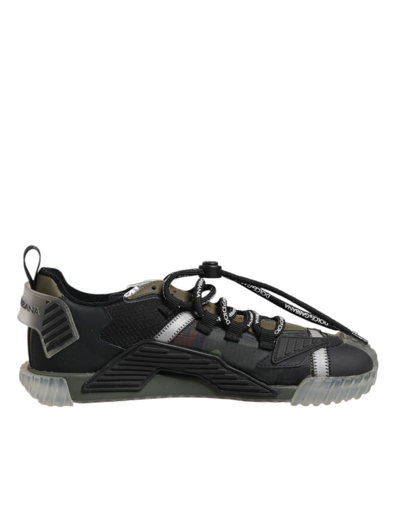 Dolce & Gabbana Multicolor Lace Up Low Top NS1 Sneakers Shoes