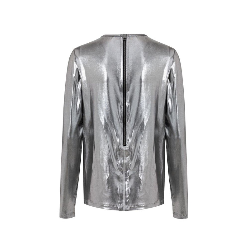 Tom Ford Gray Viscose Long Sleeve T-Shirt