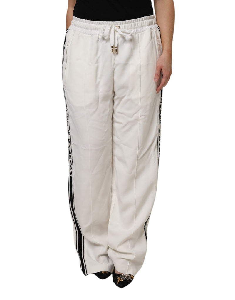 Dolce & Gabbana White Jogger Sweatpants Pants
