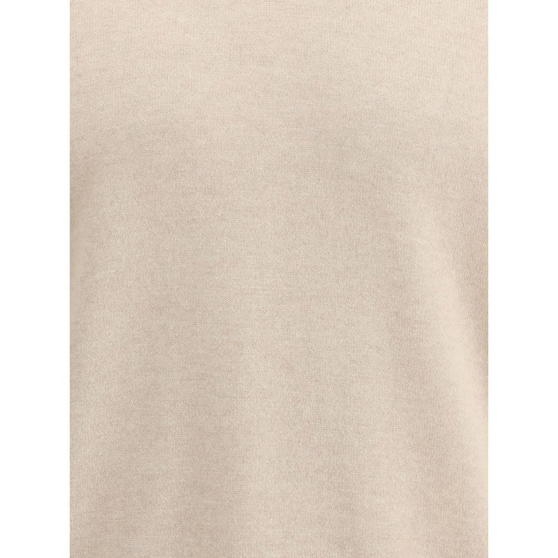 Brunello Cucinelli Beige Cashmere Sweater