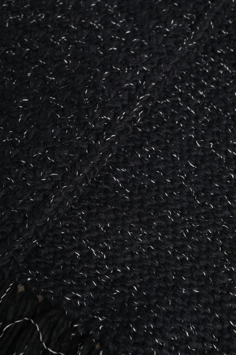 Écharpe tour de cou noire en cachemire Dolce & Gabbana