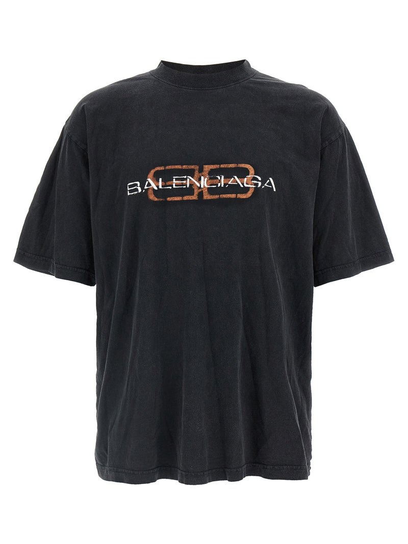 Balenciaga Logo Print T-shirt Variant 2 | Urbalenti™ NYC