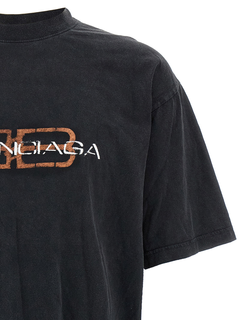Balenciaga Logo Print T-shirt Variant 2 | Urbalenti™ NYC