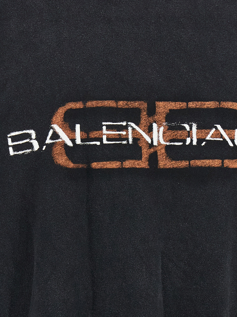 Balenciaga Logo Print T-shirt Variant 2 | Urbalenti™ NYC