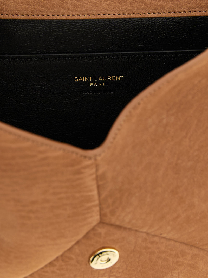 Saint Laurent Envelope Large Clutch Bag - Leather - Style EL2374 | Urbalenti™ NYC